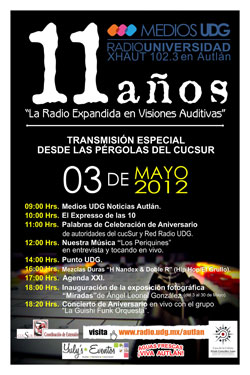 Aniversario 11 de XHAUT